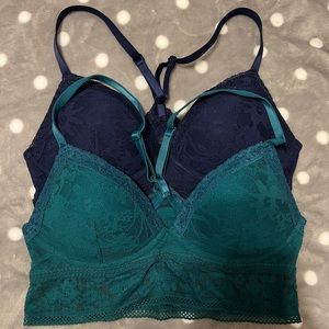 Set of 2 Lace Victoria Secret Bralettes